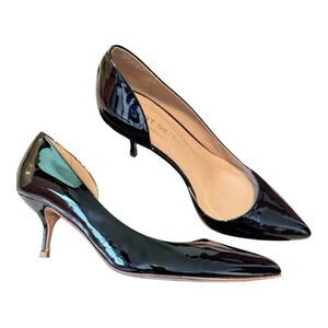 Kurt Geiger London Elegant Black Patent Leather Women's Pumps, mini heel